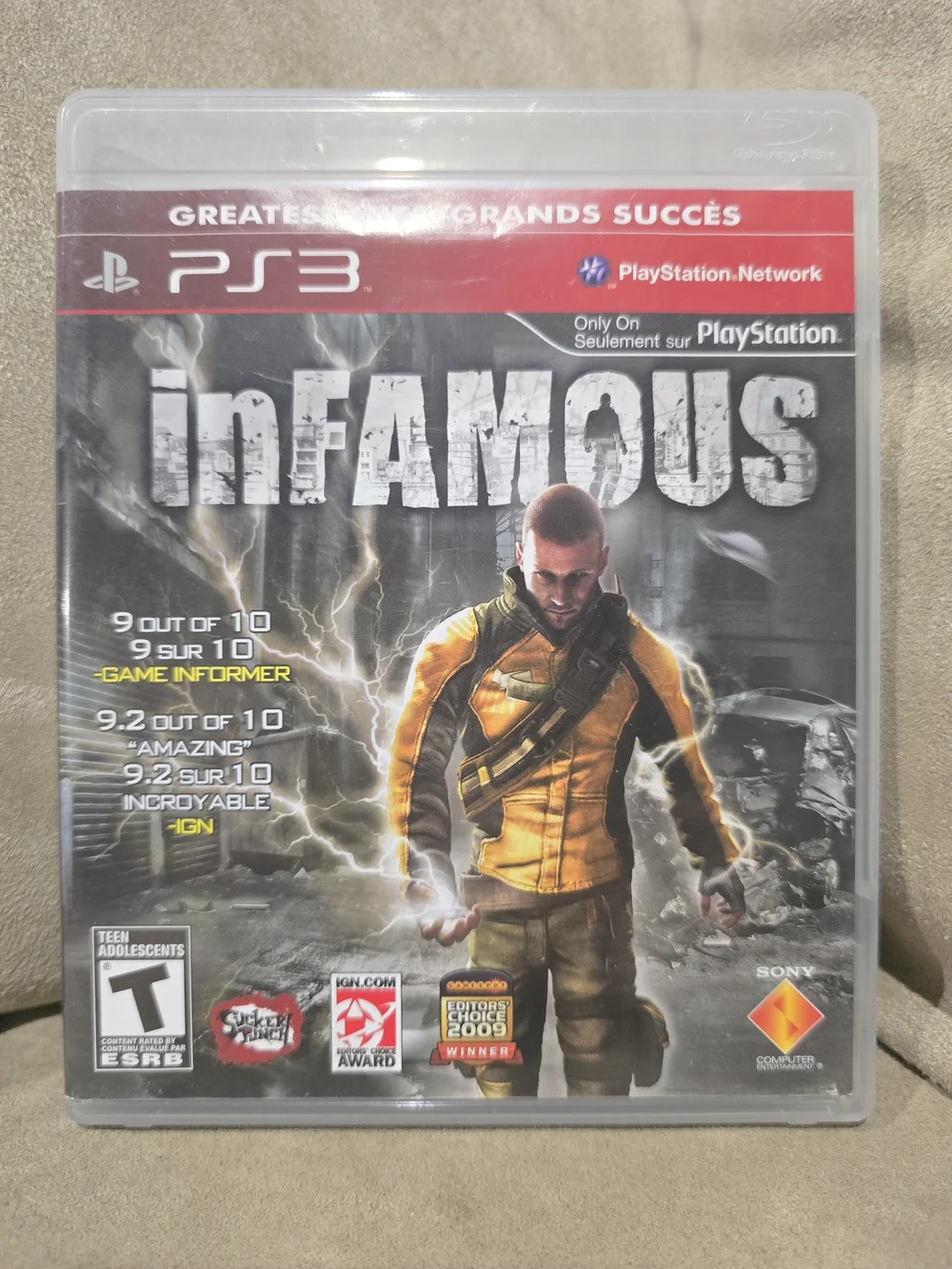 Playstation inFAMOUS PS3 Game